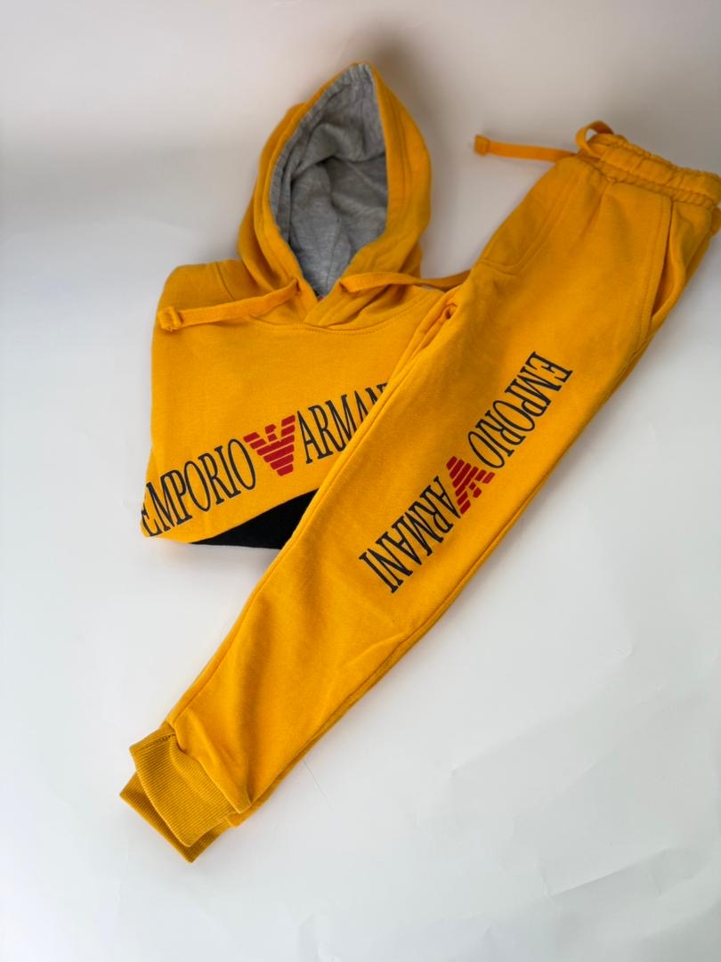 Survêtement Armani jaune